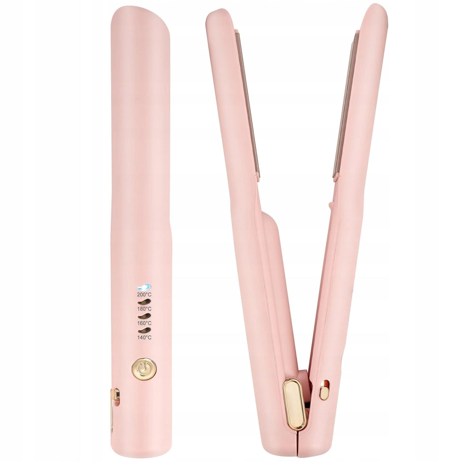 USB CHARGING HAIR STRAIGHTENER, MINI PORTABLE HAIR STRAIGHTENER Packaging status original