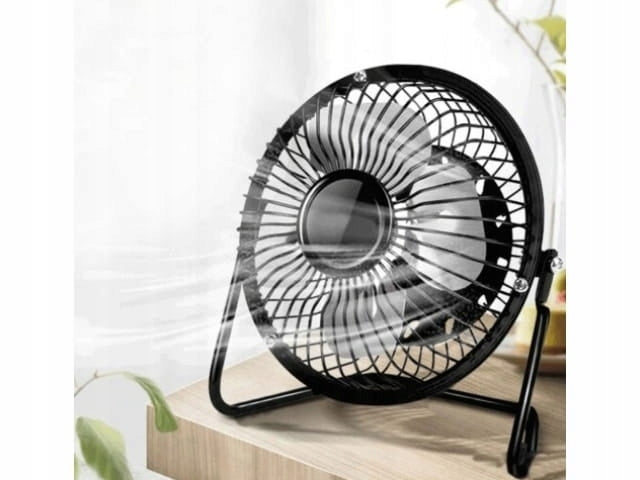 USB DESK FAN METAL QUIET SOLID LIGHTWEIGHT Brand Gembird