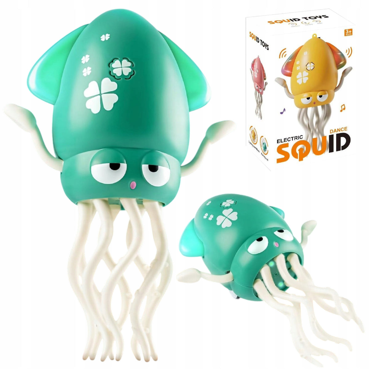 USB Dancing Octopus – Interactive Toy with Music and LED + Fishing Rod