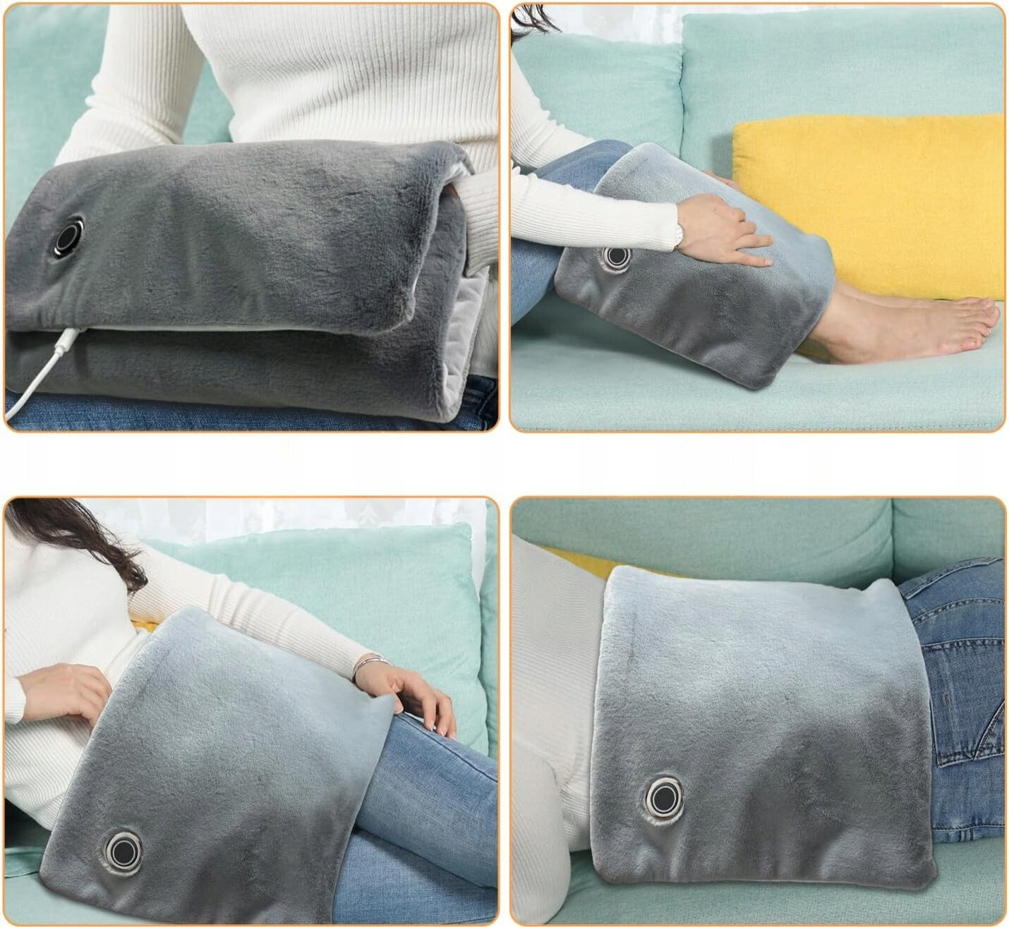 USB Electric Blanket 30x60 Heating Pillow 5V 3 Heating Modes Packaging status original