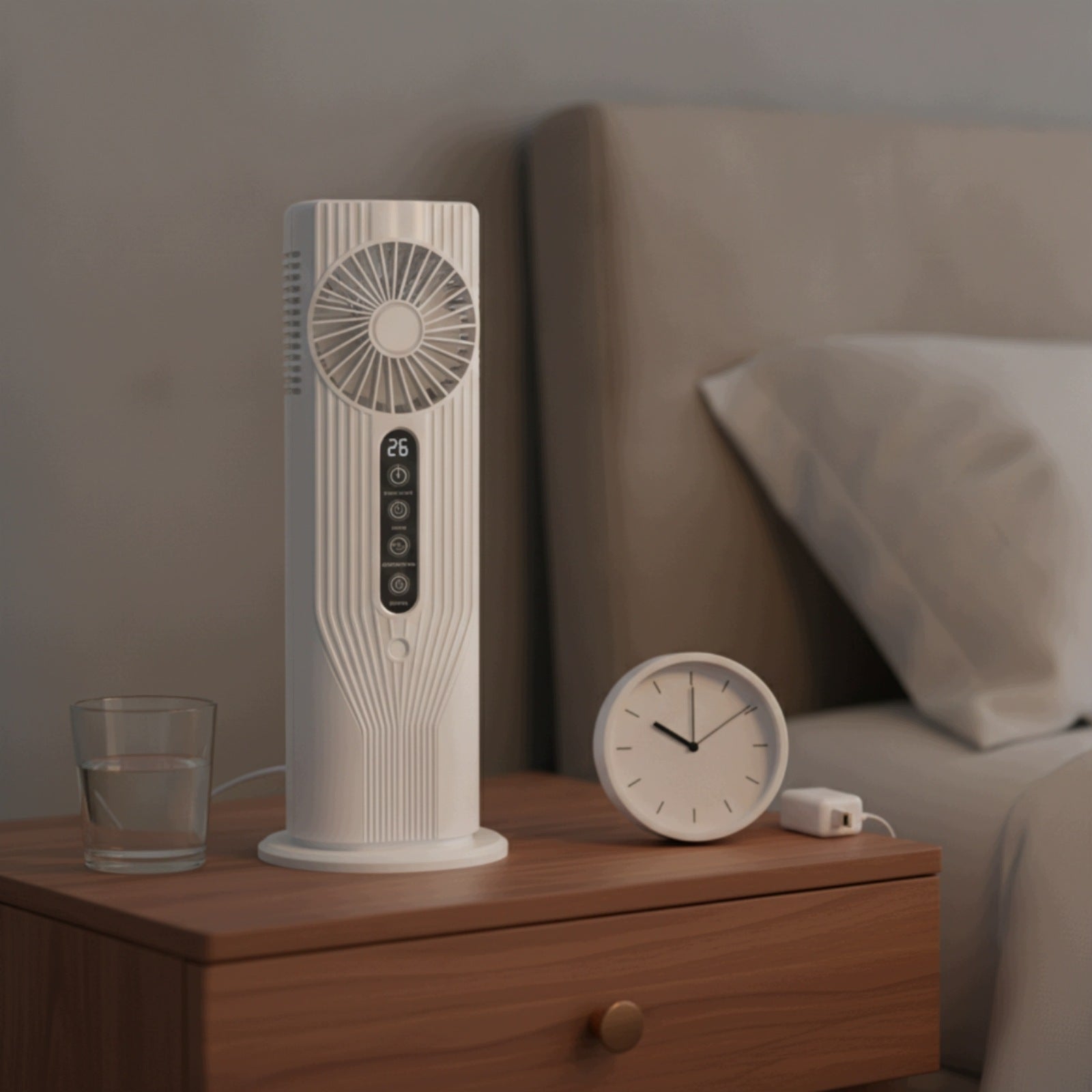 USB Fan with Humidifier Digital Display for Desk, Office Workers, Students Brand no brand