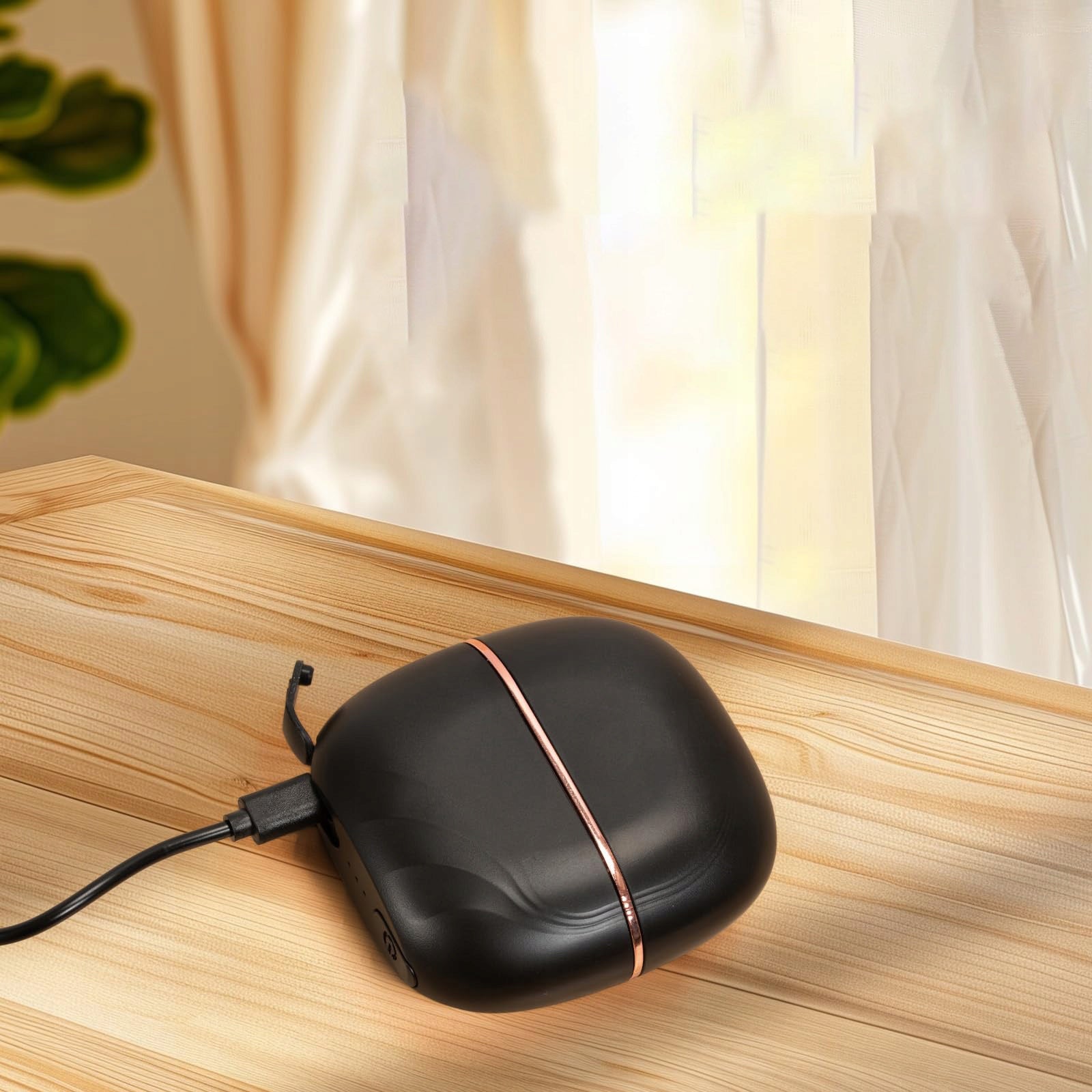 USB Hair Straightening Brush – Mini Travel Straightener, Compact Manufacturer code WłosyProste czarne