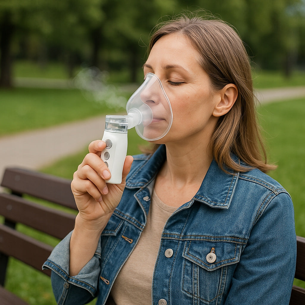 USB Portable Nebulizer for Adult Children FEELLIFE Air Pro VIII mesh Packaging status original