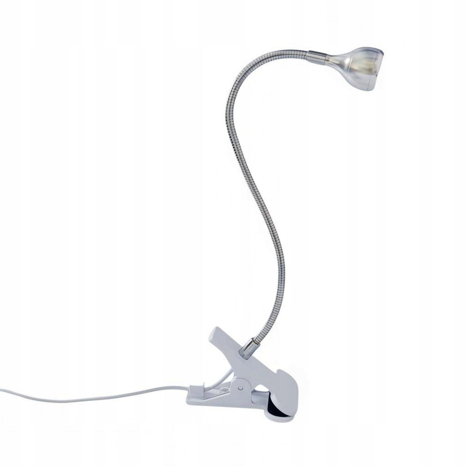 USB Powered Nail Gel Curing Lamp Adjustable Silver White Wire Bagged