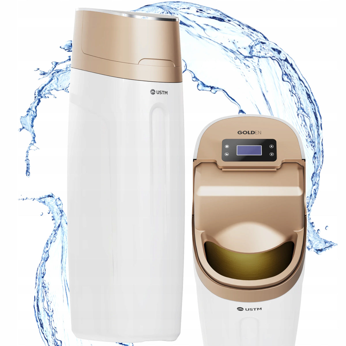 USTM GOLDEN 25 SOFTENER WATER STATION UPFLOW TREATMENT PLANT DRY TANK LCD