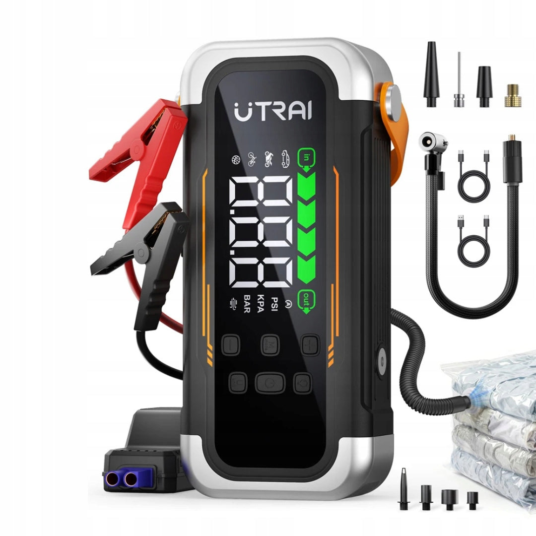UTRAI 5IN1 STARTER 6000A COMPRESSOR 150PSI BLOWER AND POWERBANK PD30W