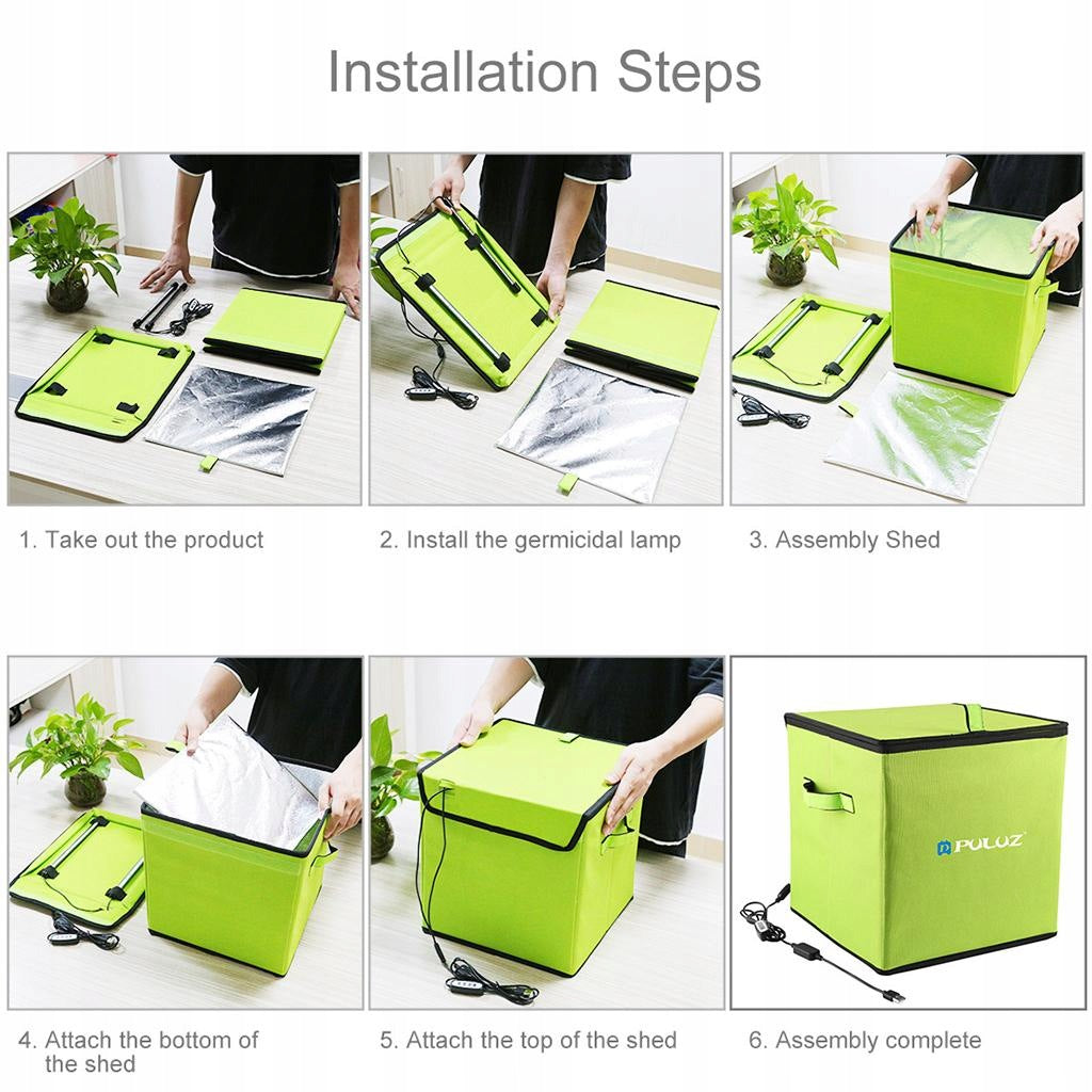 UV Bag Cleaner Box, Rechargeable, 5W Lamp Bulbs, for Toothbrush/Water Medical device type accessories for a medical device or a product without an intended medical purpose