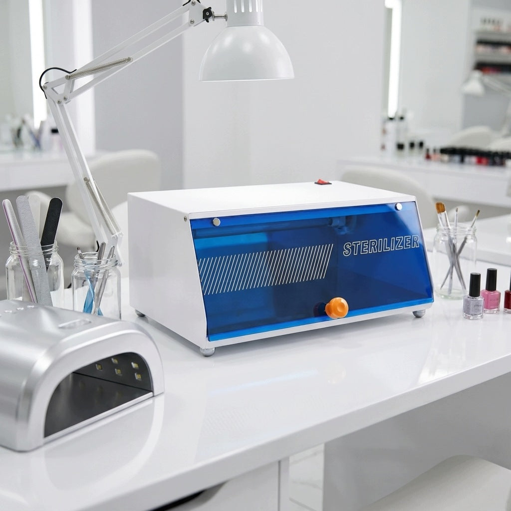 UV-C Cosmetic Sterilizer for Salon SPA Hairdresser Sanitizer Brand Calissimo