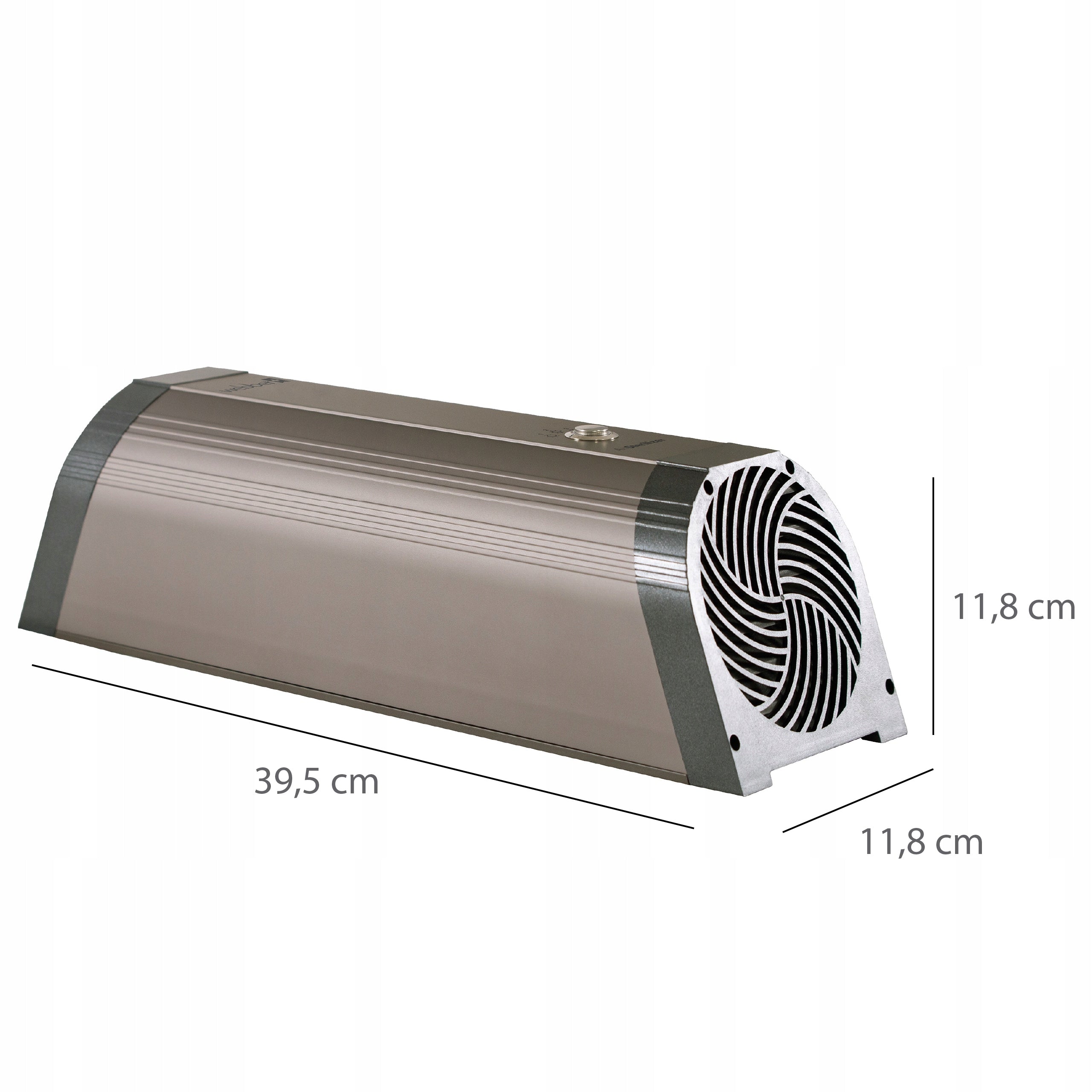 UV-C FLOW LAMP BACTERICIDAL OZONATOR Dominant color silver/gray