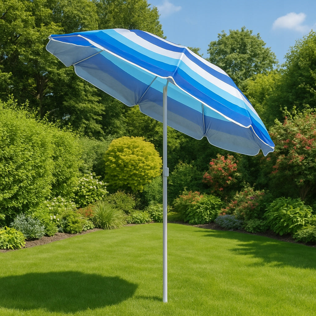 UV GARDEN BEACH UMBRELLA WITH ANCHOR DRILL LARGE FOLDING BROKEN FOR BEACH EAN (GTIN) 5903657319493