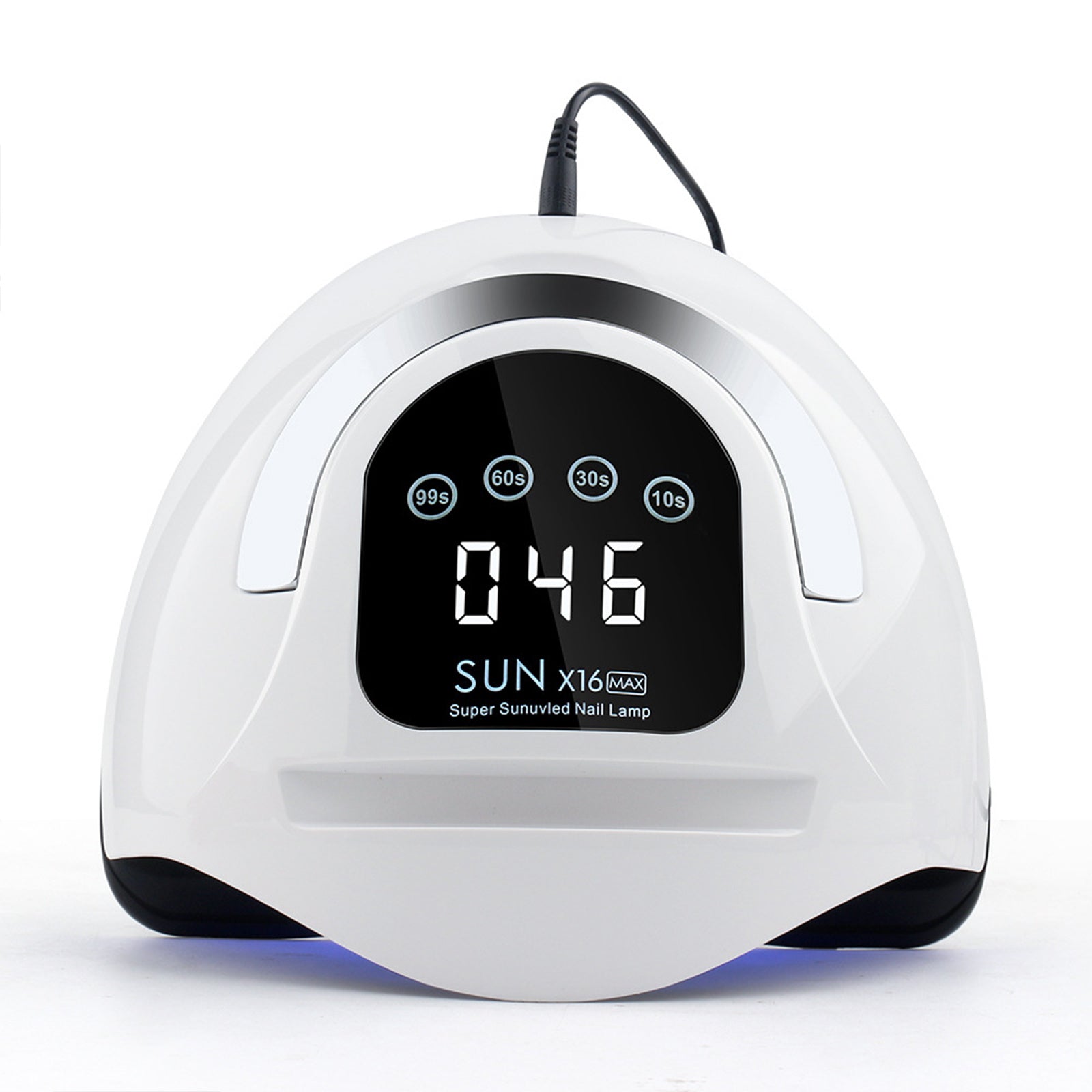 UV LAMP FOR NAILS HYBRID GELS 320 IN 72 LED STRONG UV LED SUN X16 LCD Packaging status original