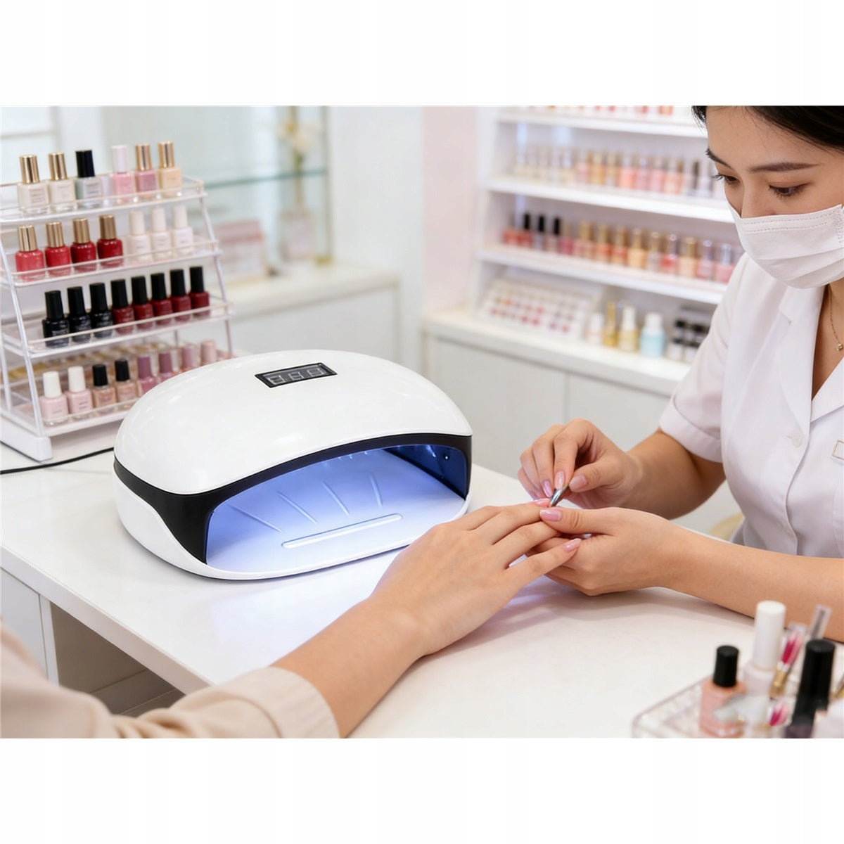UV LED Lamp 36W/48W 36LED Nail Lamp for Gel and Hybrid Fast Packaging status original