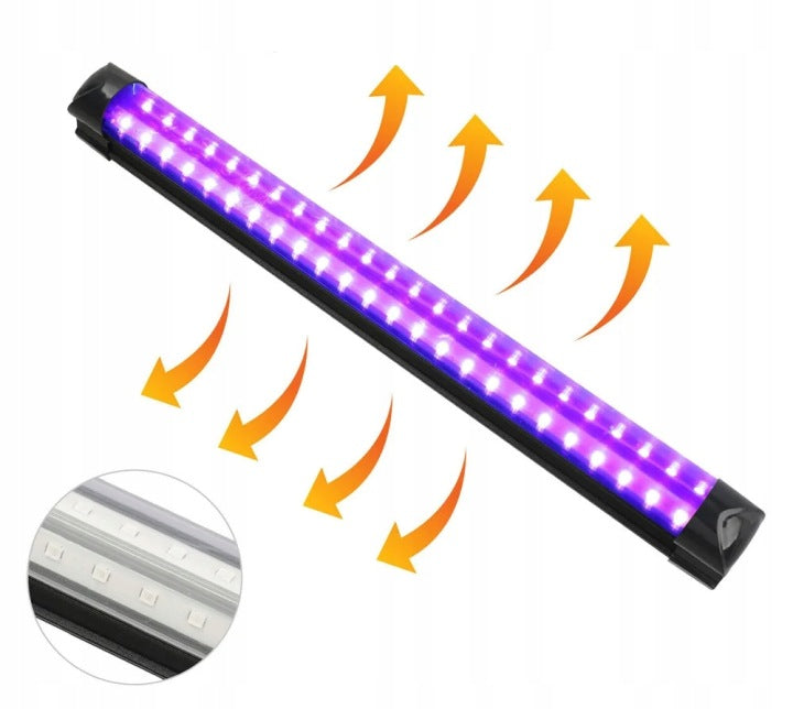 UV LED Lamp 48x 395-400nm 10W Wall Plug CEILING 230V Ultraviolet Manufacturer code Lampa UV-10W-48LED