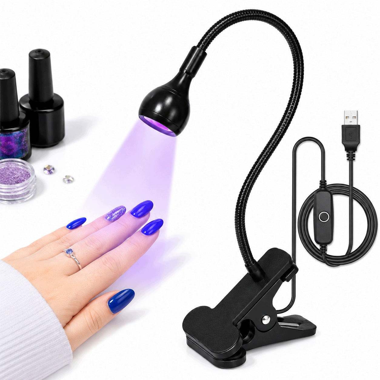 UV LED Lamp Mini 3W for Nails Top Forms Zelu Hybrid USB