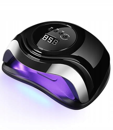 UV LED NAIL LAMP 168W DRYER WITH SENSOR FOR MANICURE steel
