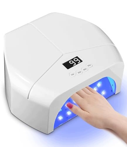 UV LED NAIL LAMP 298W SENSOR TIMER FOR MOM GIFT steel Brand no brand