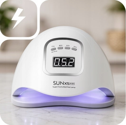 UV LED NAIL LAMP FOR HYBRID GELS STRONG HYBRIDS SUN X5 MAX LCD 120W Color white