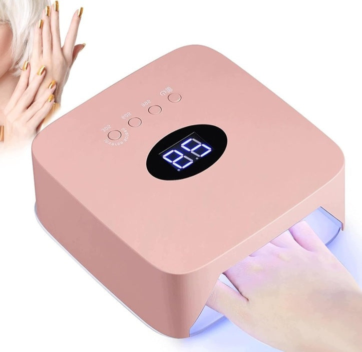 UV LED Nail Dryer with Timer 30/60/99 s 54W Square