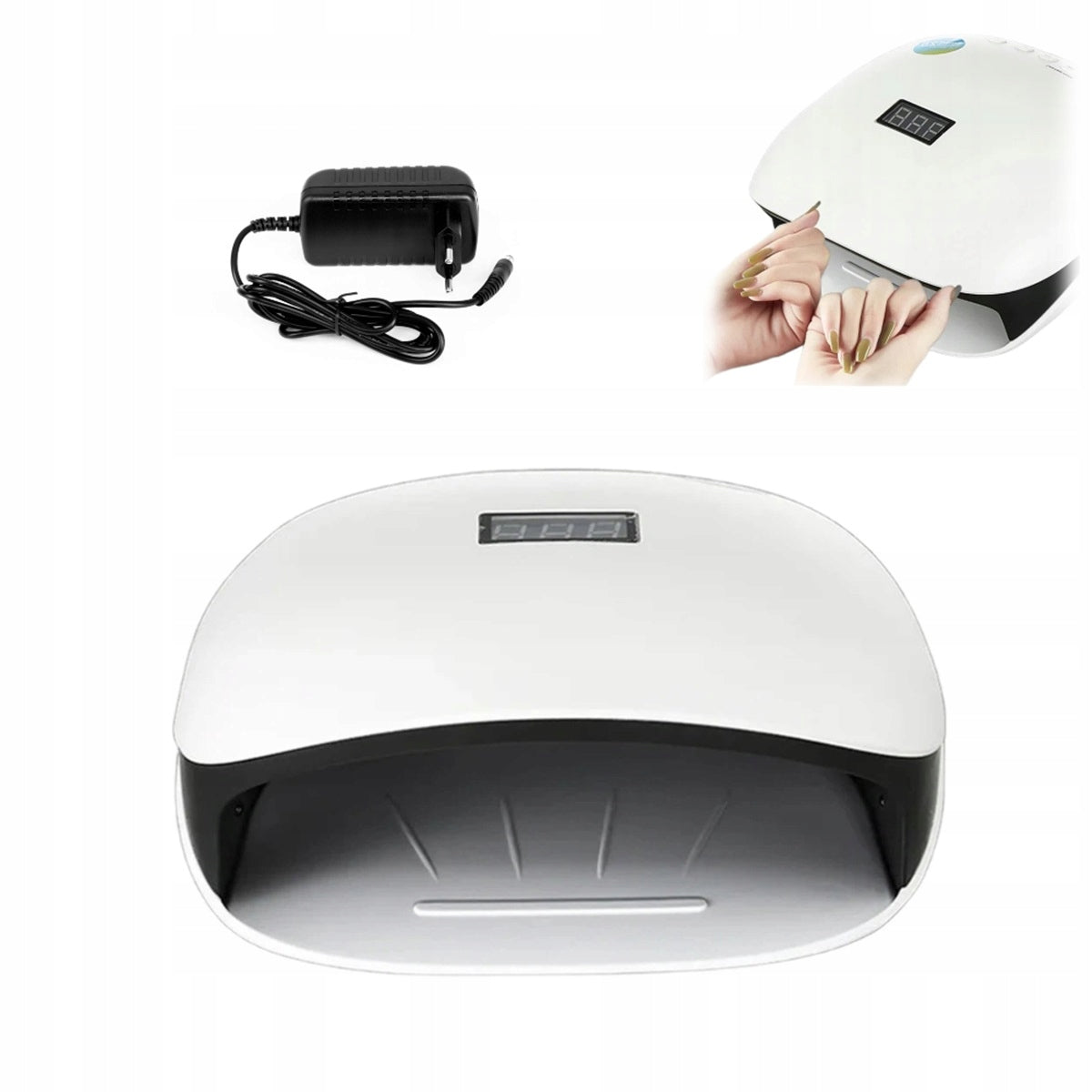 UV LED Nail Lamp 36 LED 36W 48W Sensor Timer, White Packaging status original