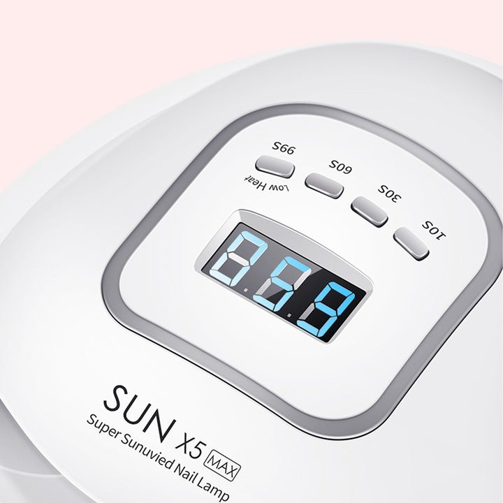 UV LED Nail Lamp 80W For Hybrid Gels Strong Hybrids SUN X5 MAX LCD Packaging status original