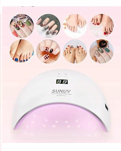 UV LED Nail Lamp Hybrids SUNUV LED Lamp 3 Timers LCD Display
