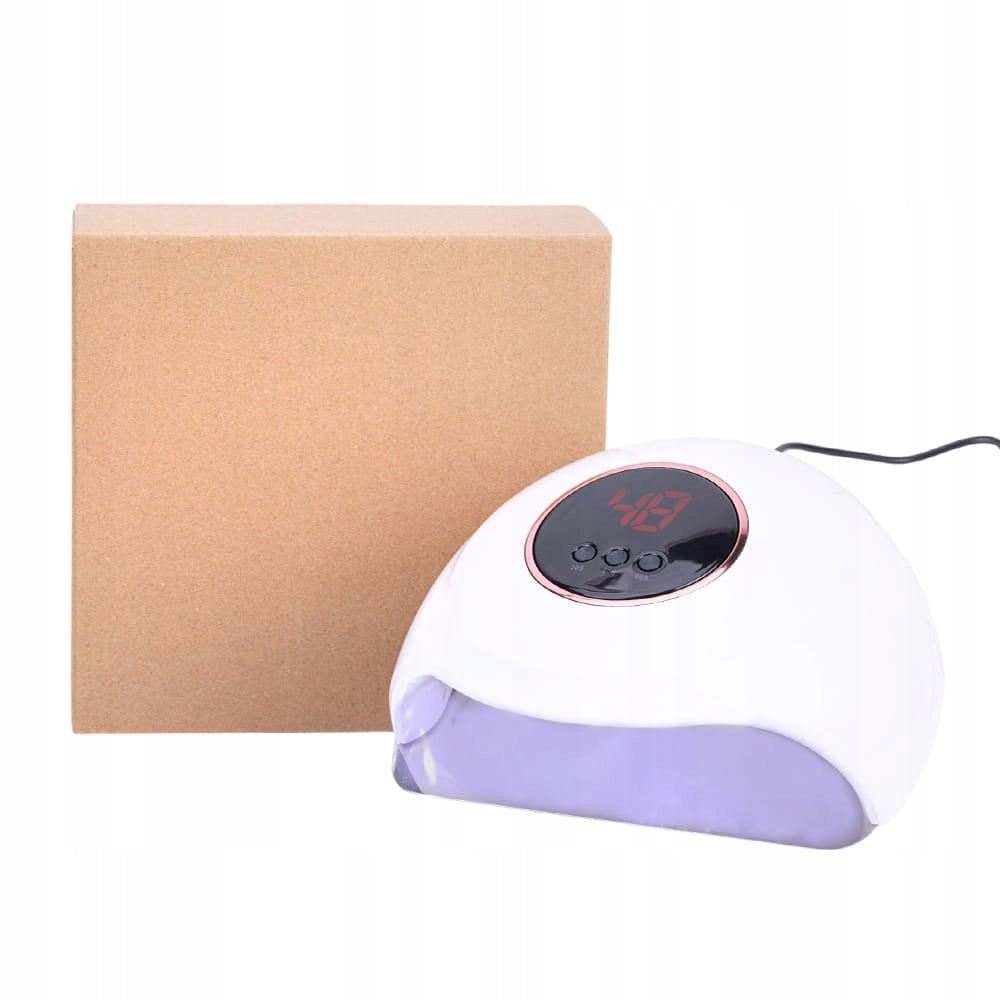 UV/LED Nail Lamp T13 Varnishes Gels with USB Cable 72W Mirror Bottom Color white