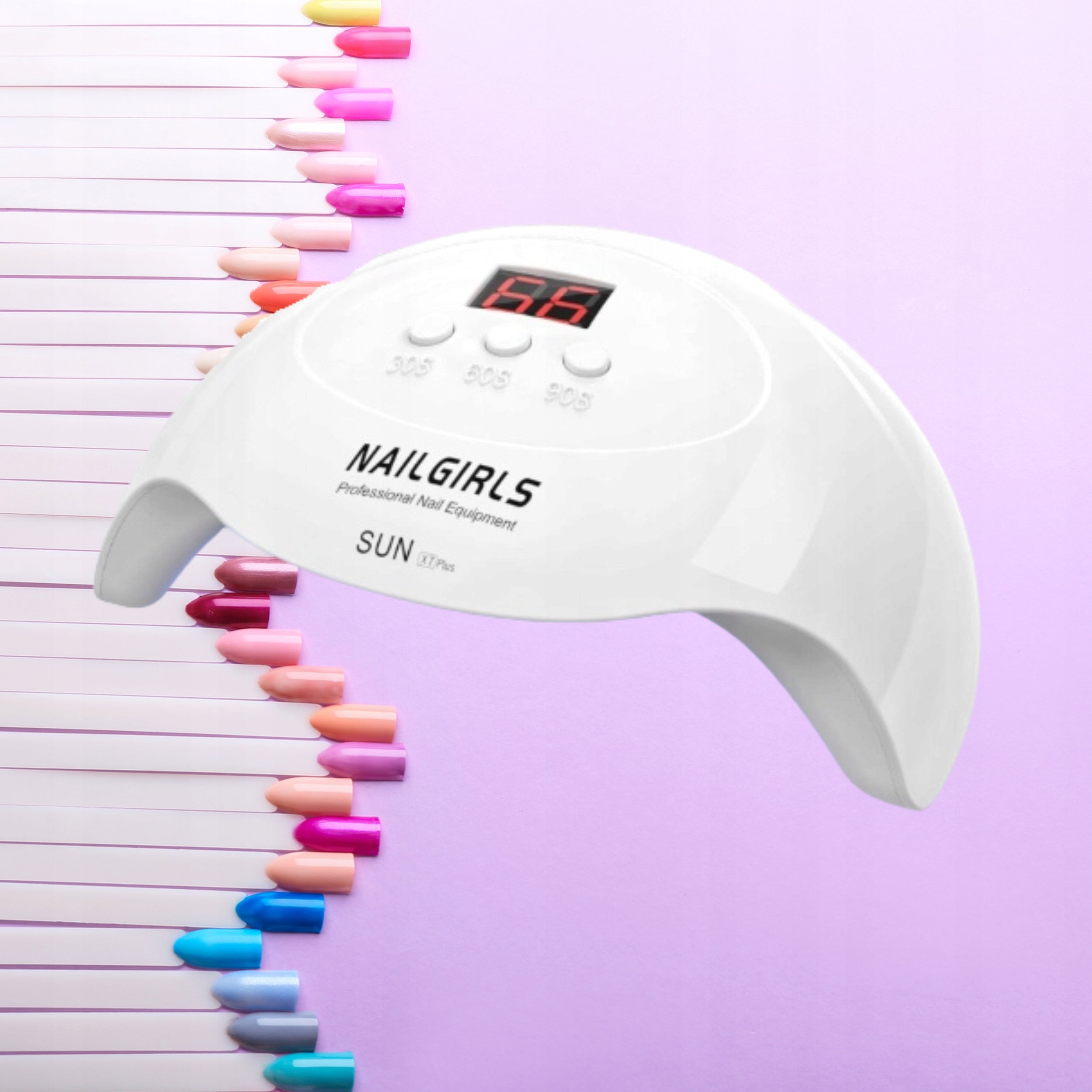UV LED Nailgirls 36W White MOTION SENSOR TIMER HIT 18 LED Medical device no