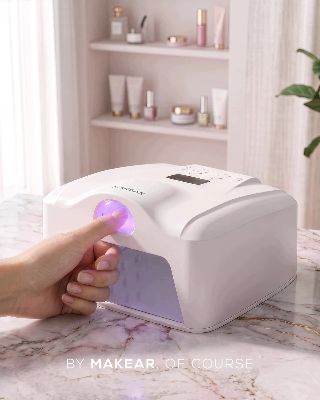 UV/LED Thumbs Pro 72 W lamp with separate thumb zone MAKEAR