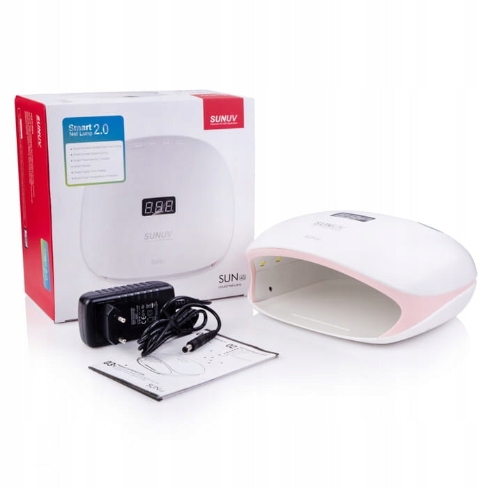 UV/LED lamp SUNUV SUN 4S White/Pink, 48W for manicure (Original)