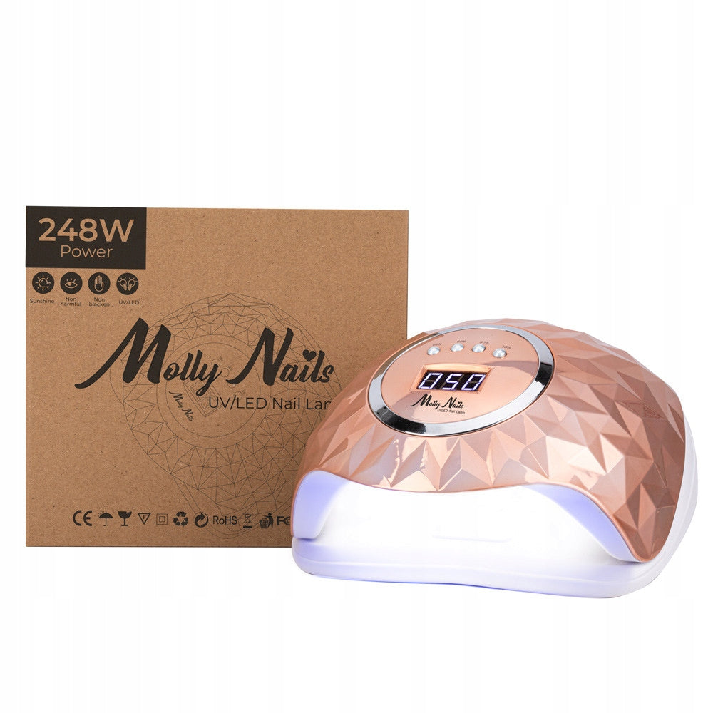 UV/LED nail lamp 248W Molly Nails Y13 for hybrid gold gels Y13