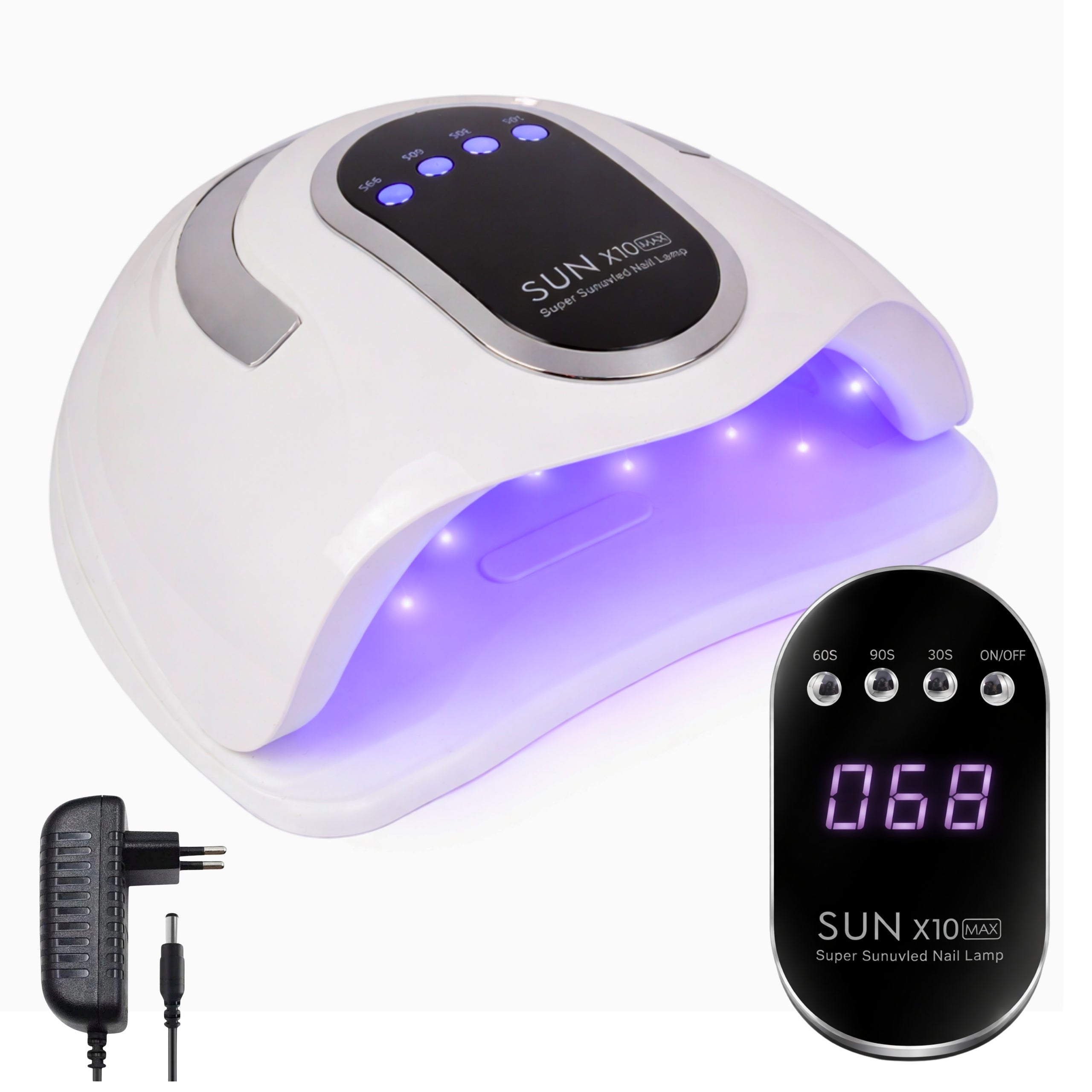 UV NAIL LAMP 280W TIMER LCD MOTION SENSOR Packaging status original