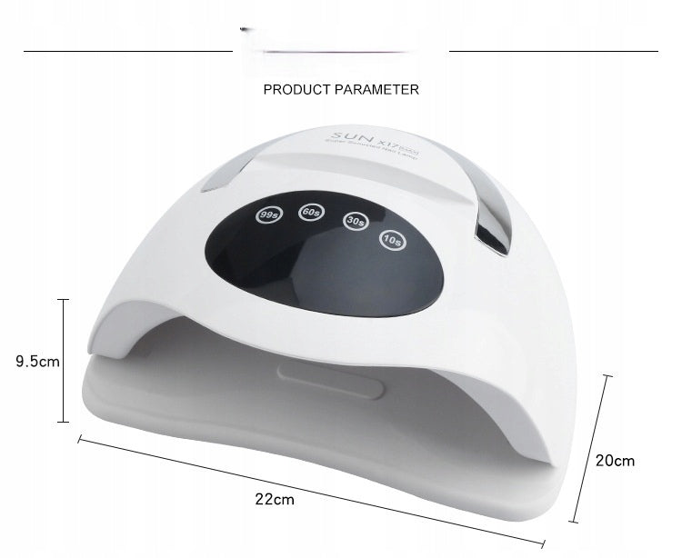 UV Nail Lamp Dual LED SUN X17 MAX up to 72 LEDs strong