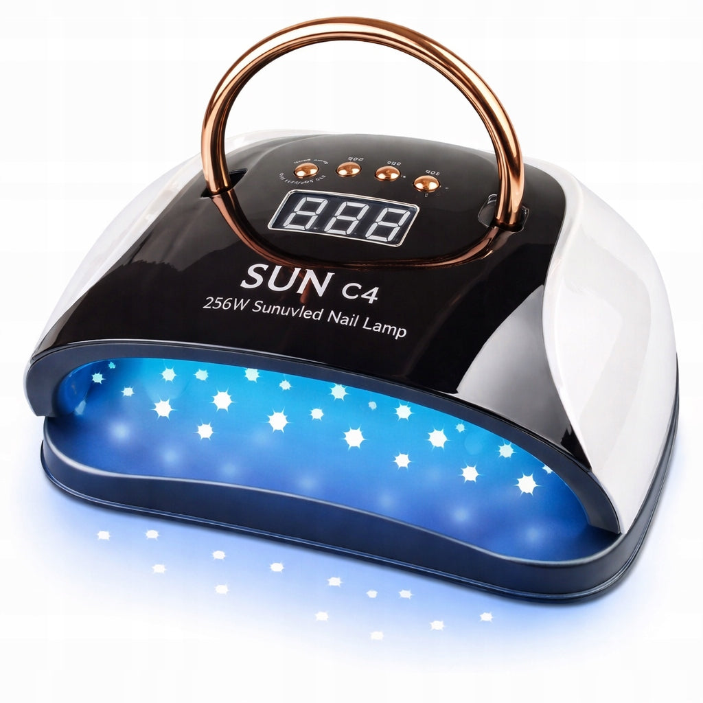 UV Nail Lamp Dual LED Sun C4 Plus 256W WHITE