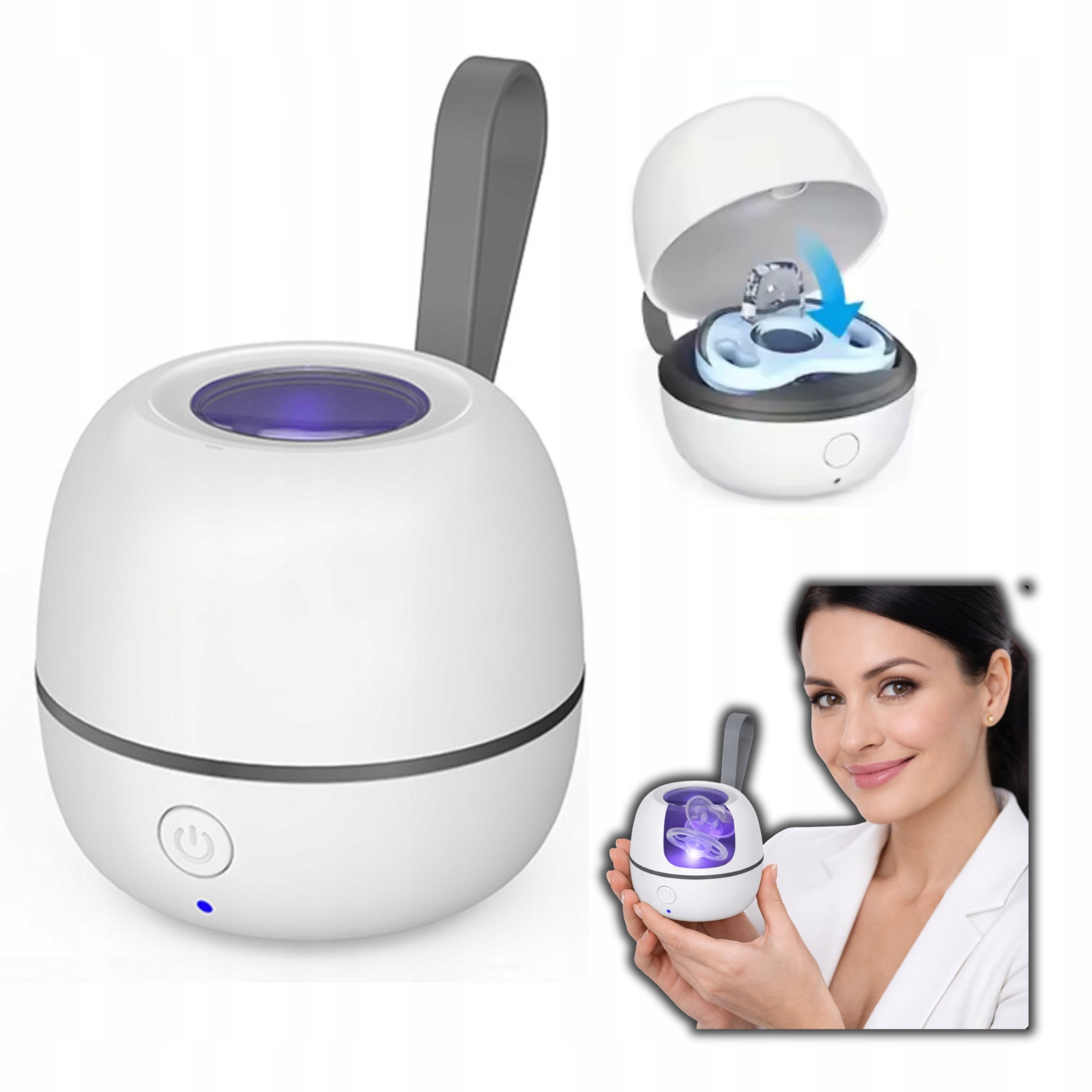 UV STERILIZER FOR PACIFIER SANITIZER TRAVEL DISINFECTANT FOR PACIFIER
