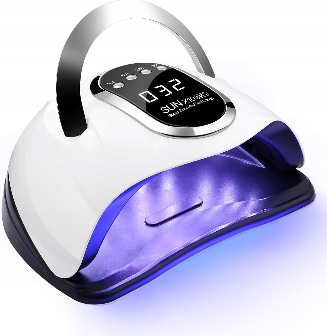 UV SUN X10 MAX DUAL LED NAIL LAMP FOR HYBRID PROFESSIONAL GELS Model SUN x10 MAX
