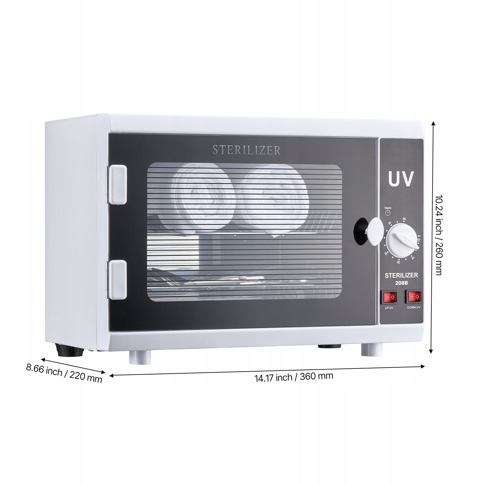 UV Sterilizer 12L 12W Control Knob Adjustable Cleaning Time Manufacturer code ZWXXDQ12LJXX