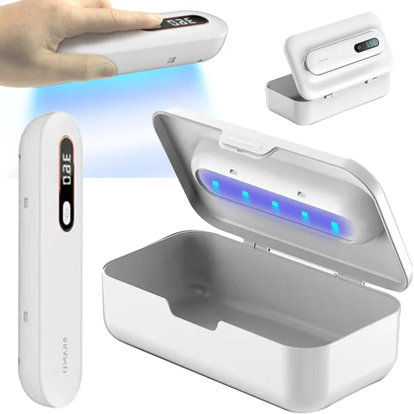 UV Sterilizer 2in1 Wand Disinfection Phone Jewelry Denture Portable