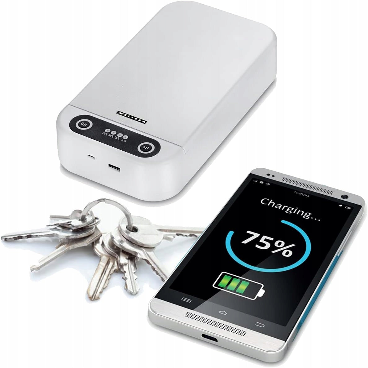 UV Sterilizer For Phone Keys Headphone Charger Melissa