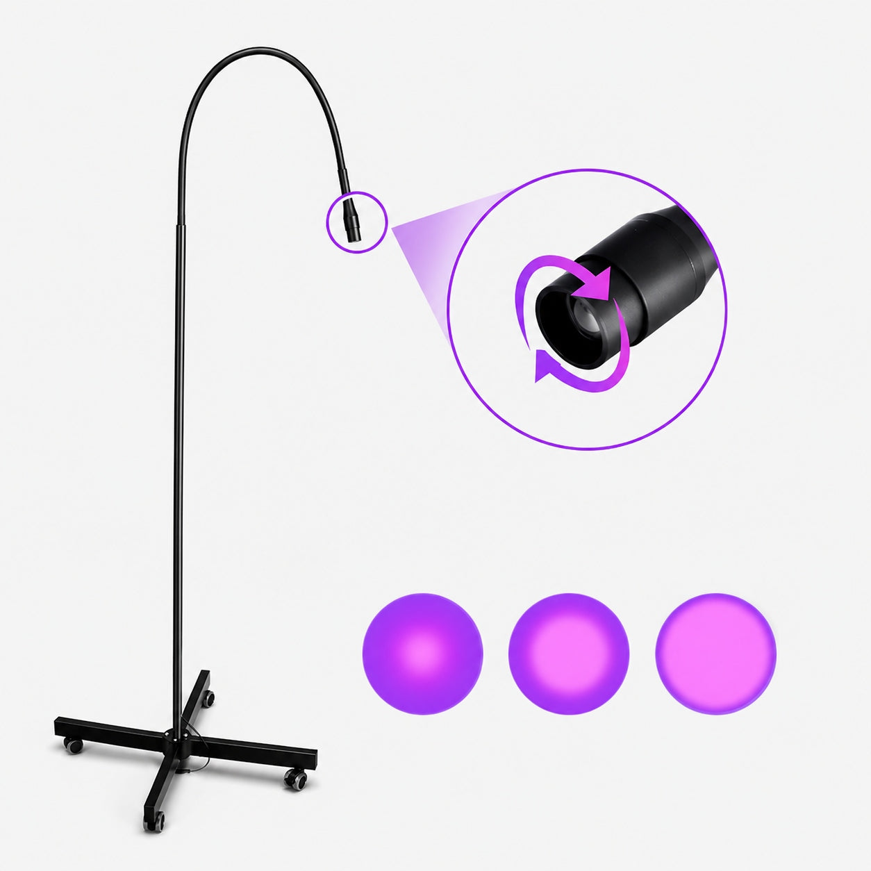 UV lamp for eyelash extensions Noble Lashes - Black Brand Noble Lashes