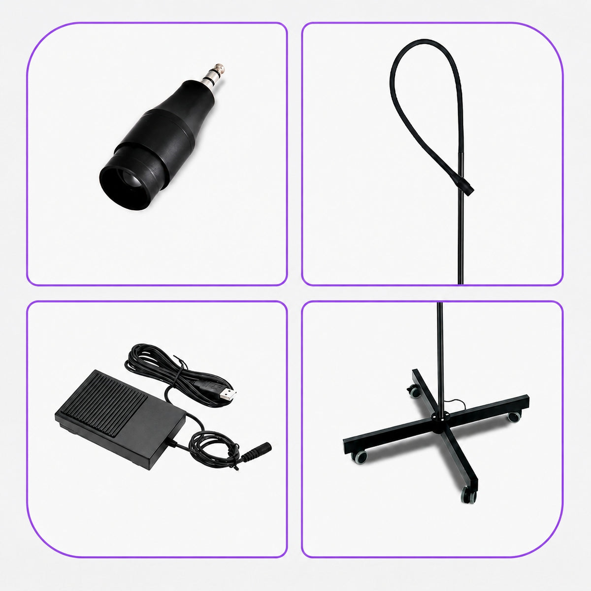 UV lamp for eyelash extensions Noble Lashes - Black Kind floor