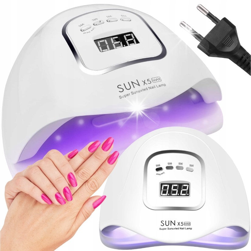 UV led x5 nail lamp for hybrid gels sun 80W LCD 36 diodes Manufacturer code LAMPA UV DO PAZNKOCI X5 SPJ TRADE