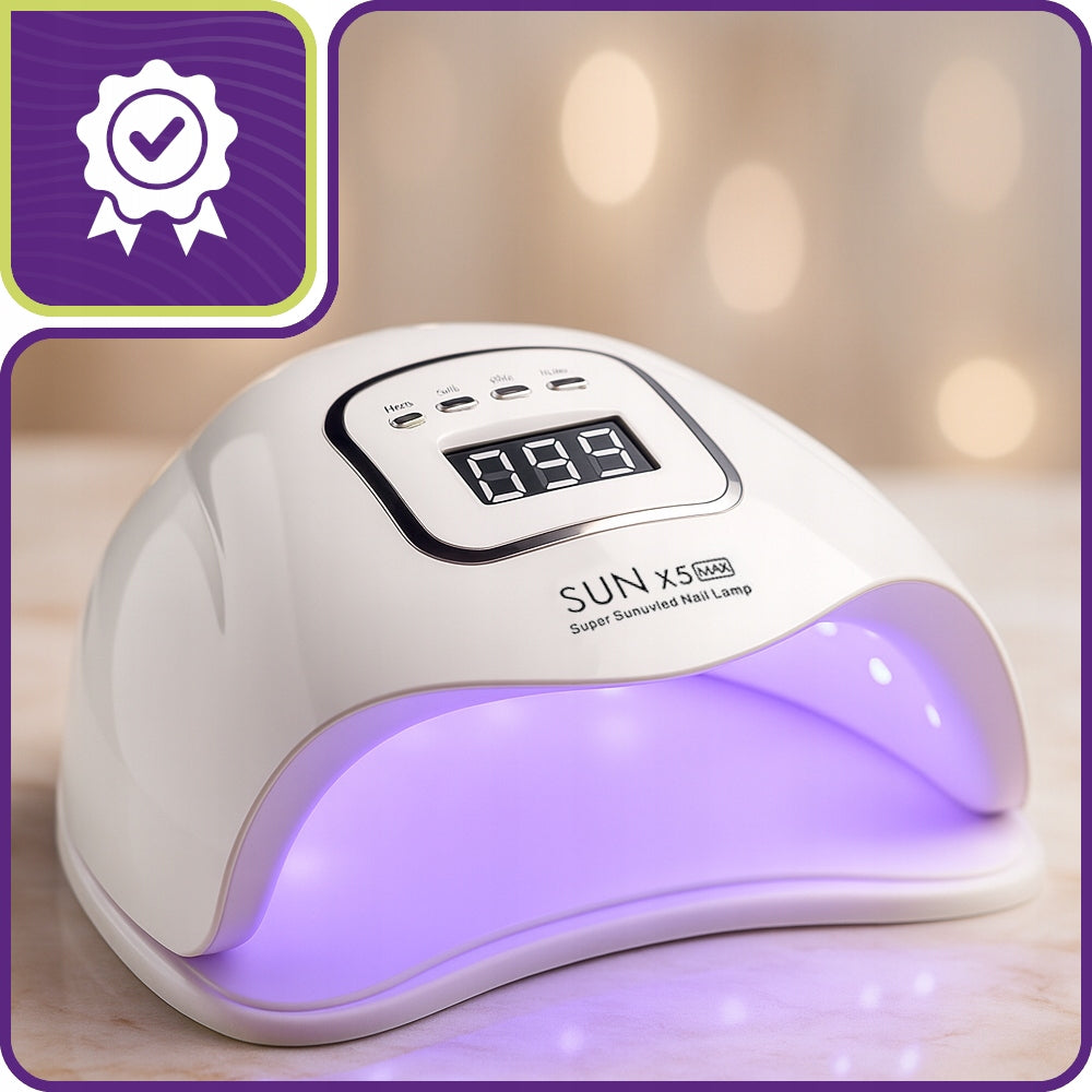UV led x5 nail lamp for hybrid gels sun 80W LCD 36 diodes Packaging status original