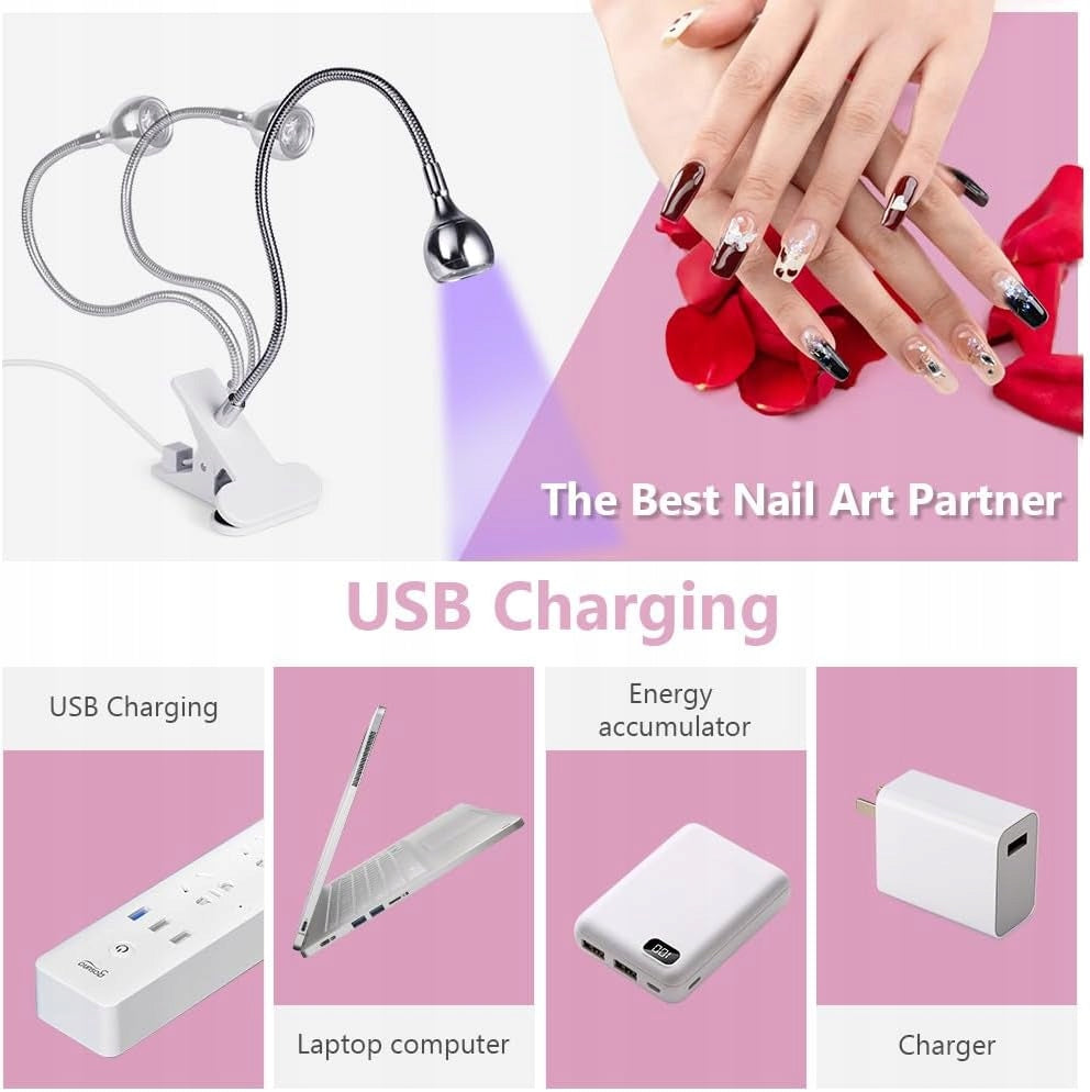 UV nail lamp, small UV gel nail lamps, hardening lamp Brand no brand