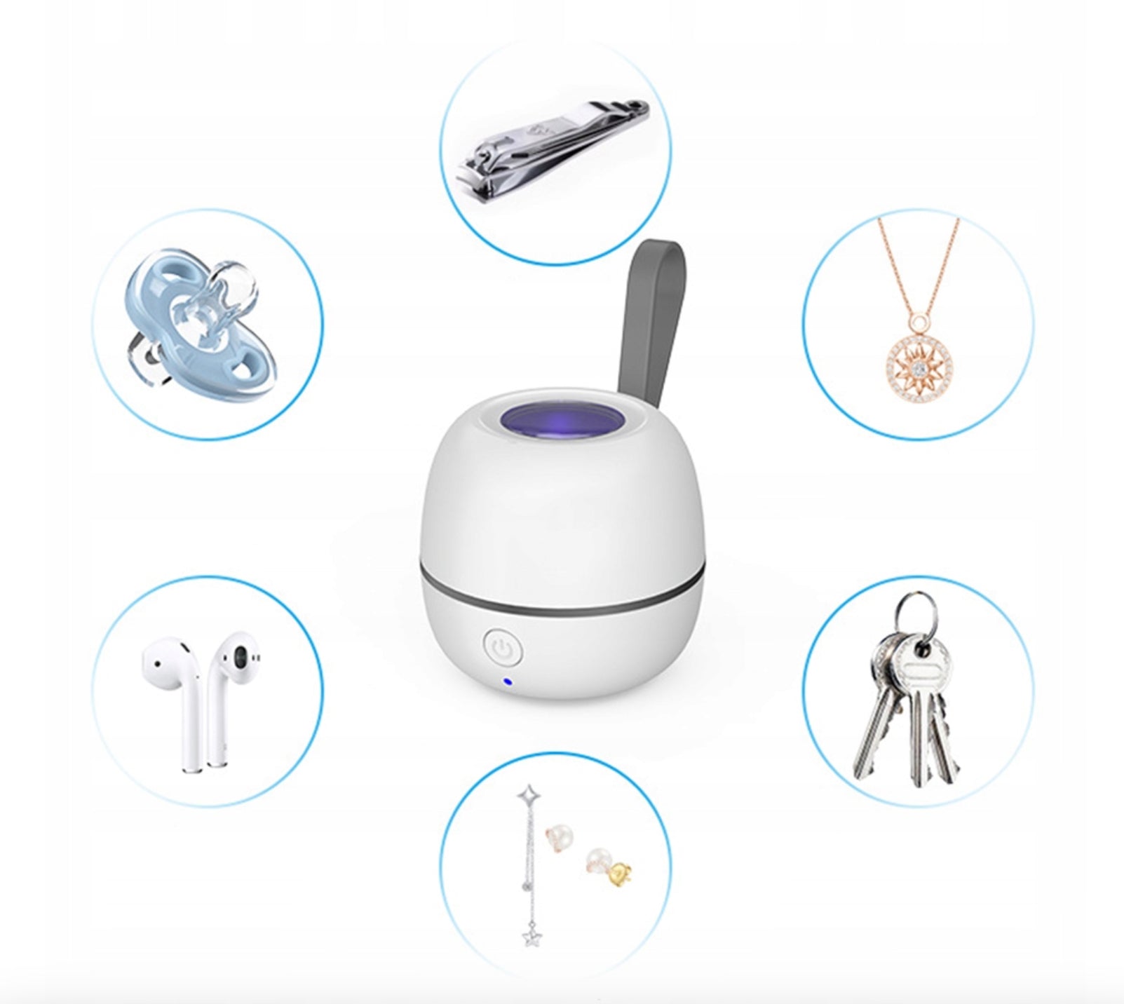 UV sterilizer for pacifier LULIMI sanitizer disinfectant chain pacifier disinfection Brand no brand