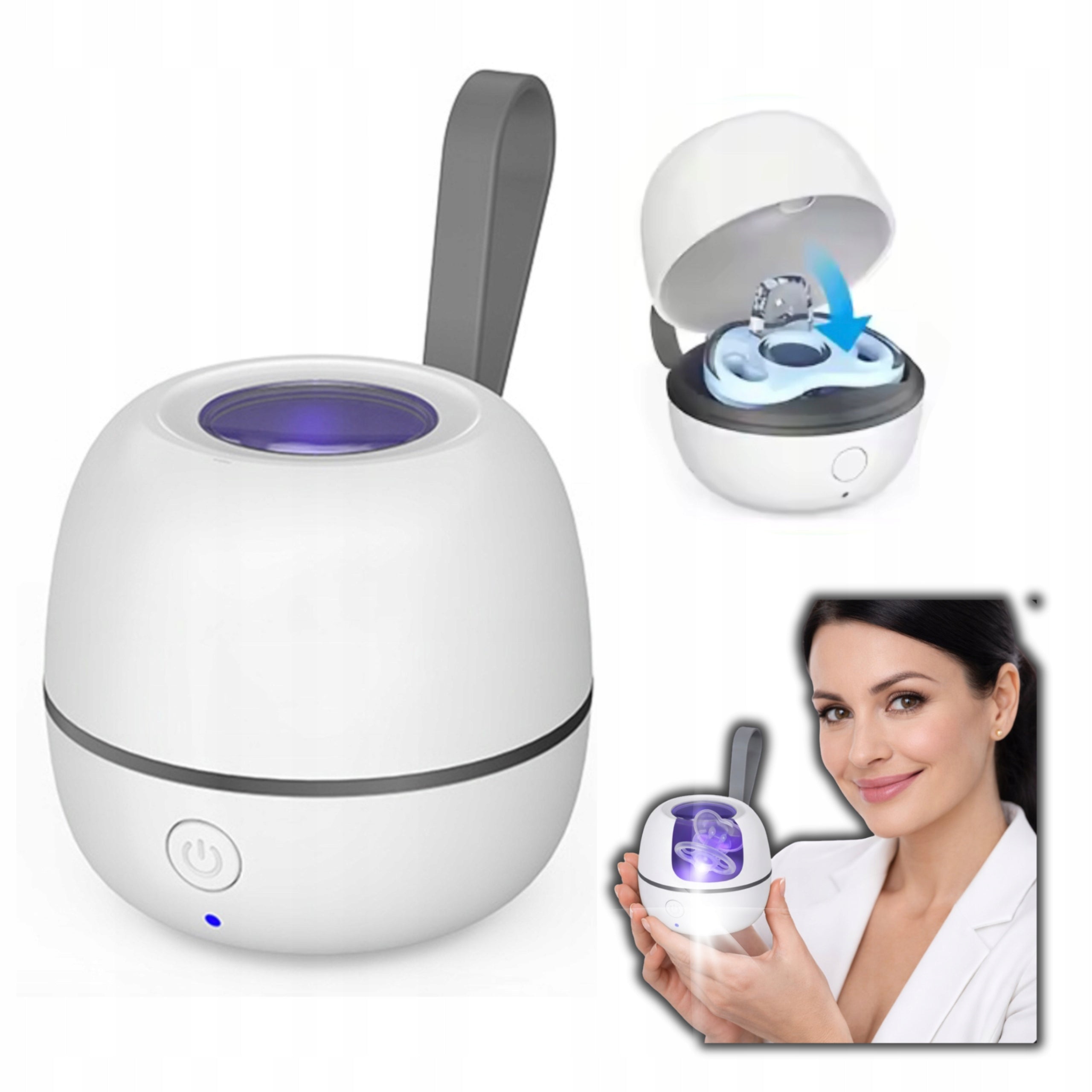 UV sterilizer for pacifier LULIMI sanitizer disinfectant chain pacifier disinfection