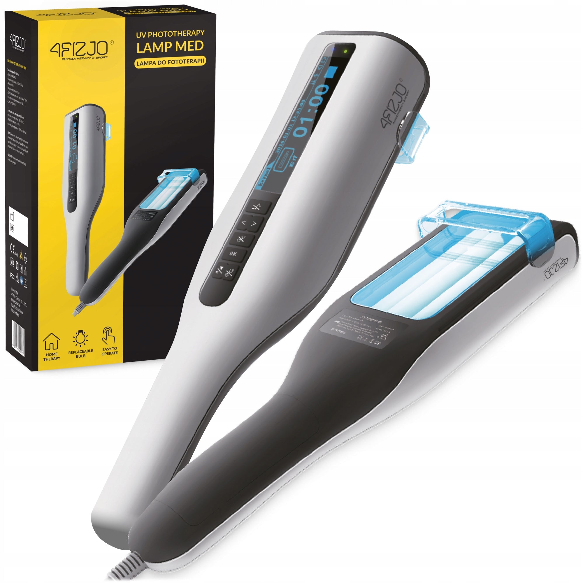 UVB LAMP FOR PHOTOTHERAPY OF IRRADIATION PSORIASIS ECZEMA VITILIGO AZS MED