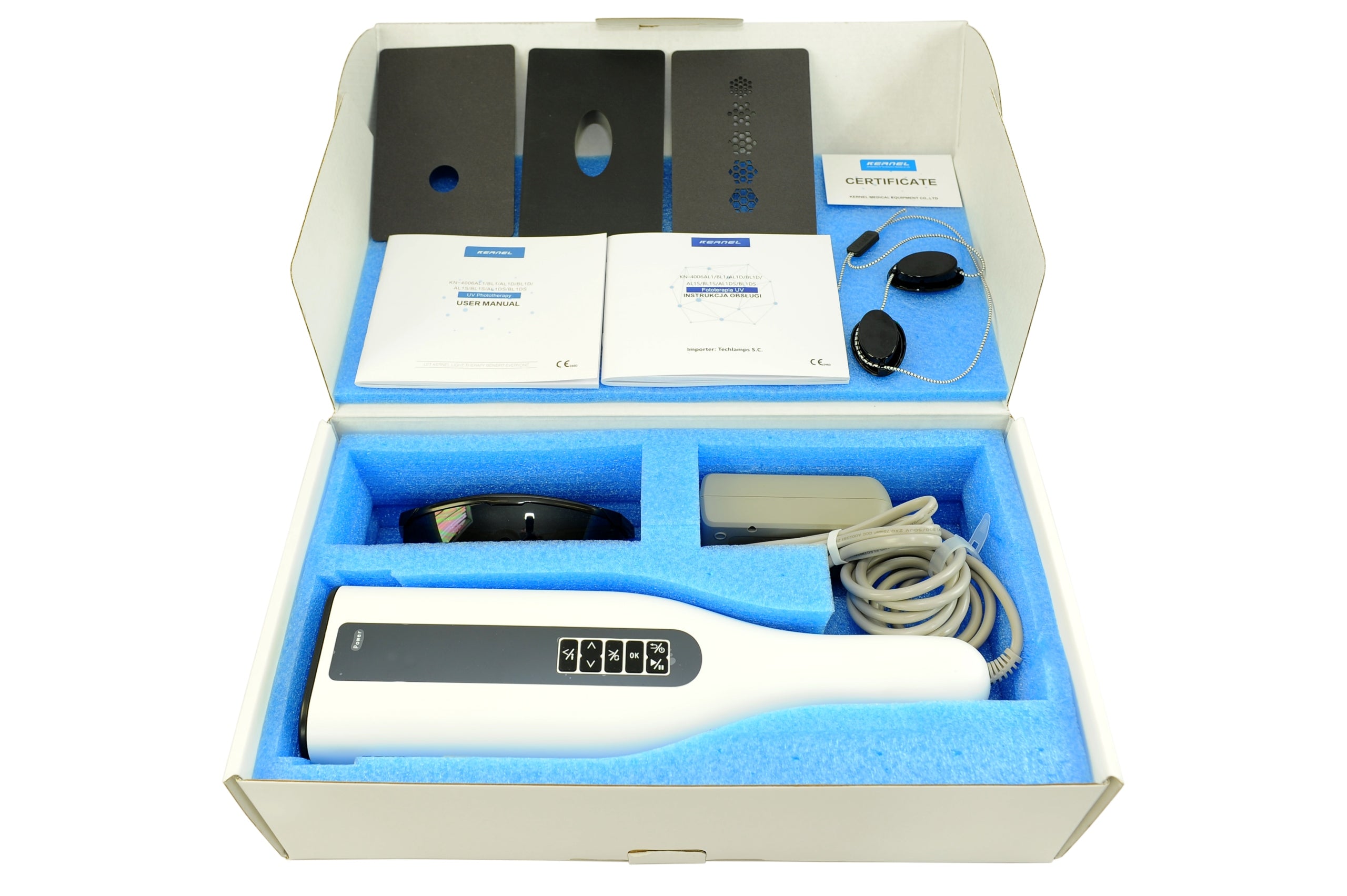 UVB lamp 311nm KERNEL psoriasis vitiligo eczema azs alopecia areata EAN (GTIN) 5906884804244