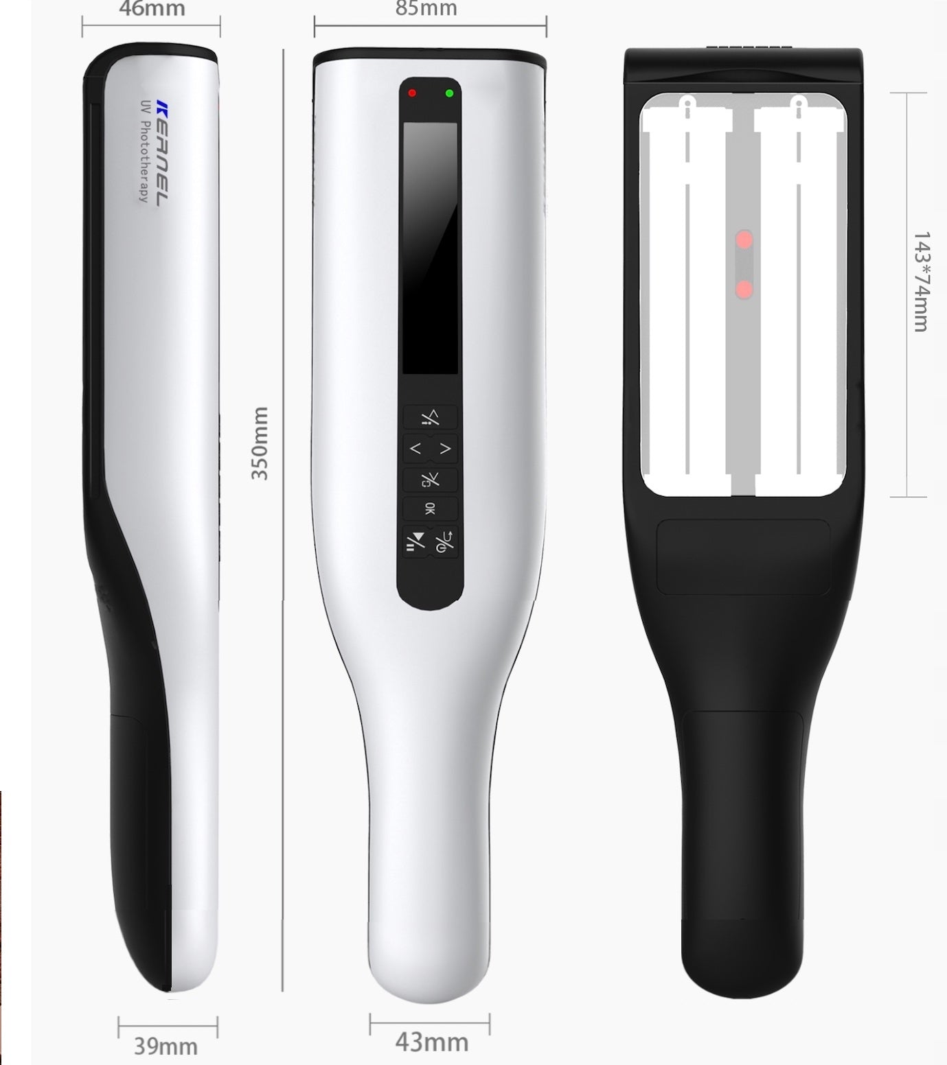 UVB lamp 311nm KERNEL psoriasis vitiligo eczema azs alopecia areata Manufacturer code KN-4006BL1D