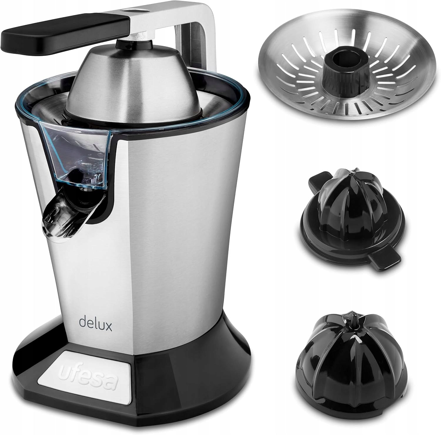 Ufesa EX4950 electric juicer 600W stainless steel double cone