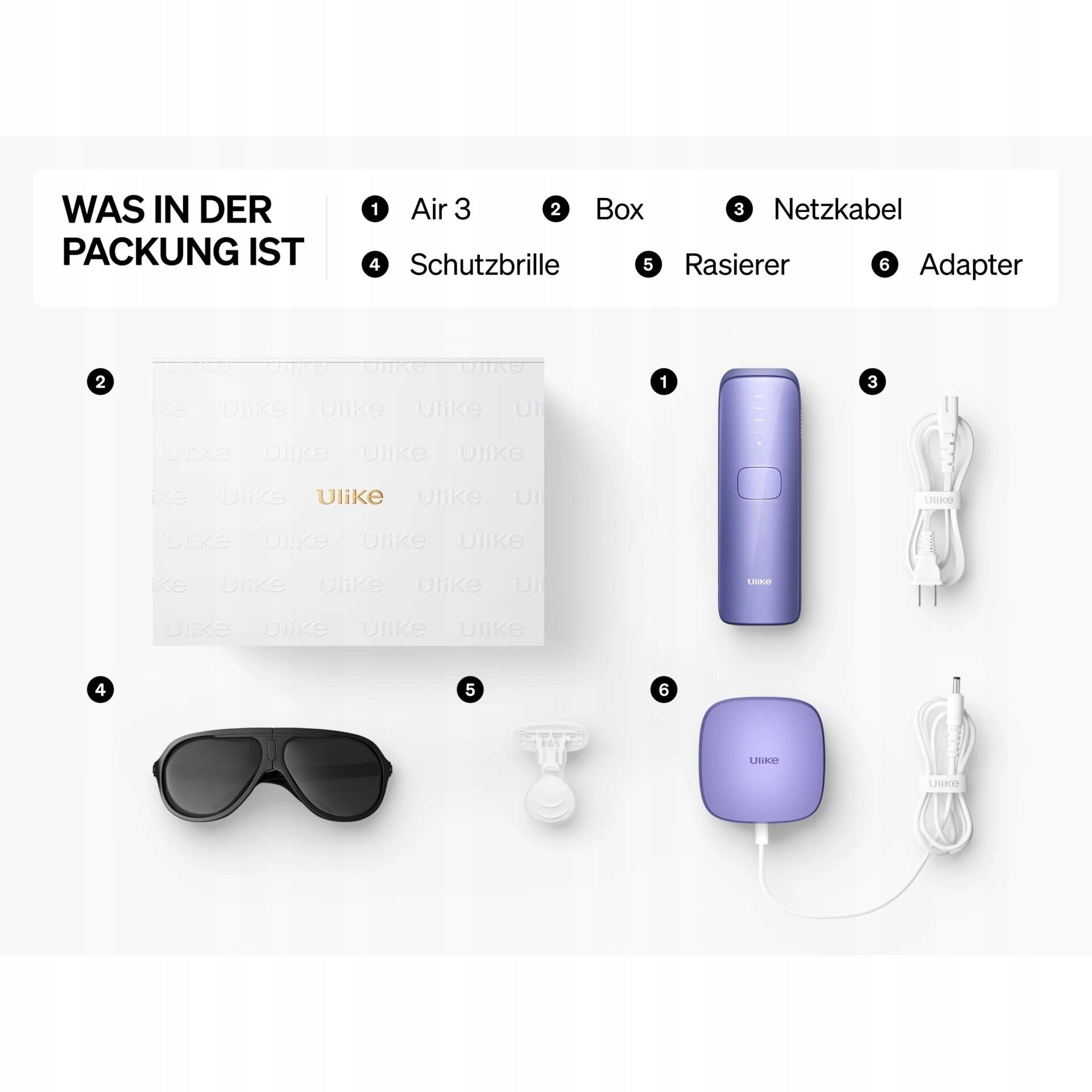 Ulike Air3 purple IPL-Epilation device Brand Ulike